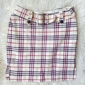 Authentic Pink Burberry Nova Check Plaid Skirt Size S/M 38